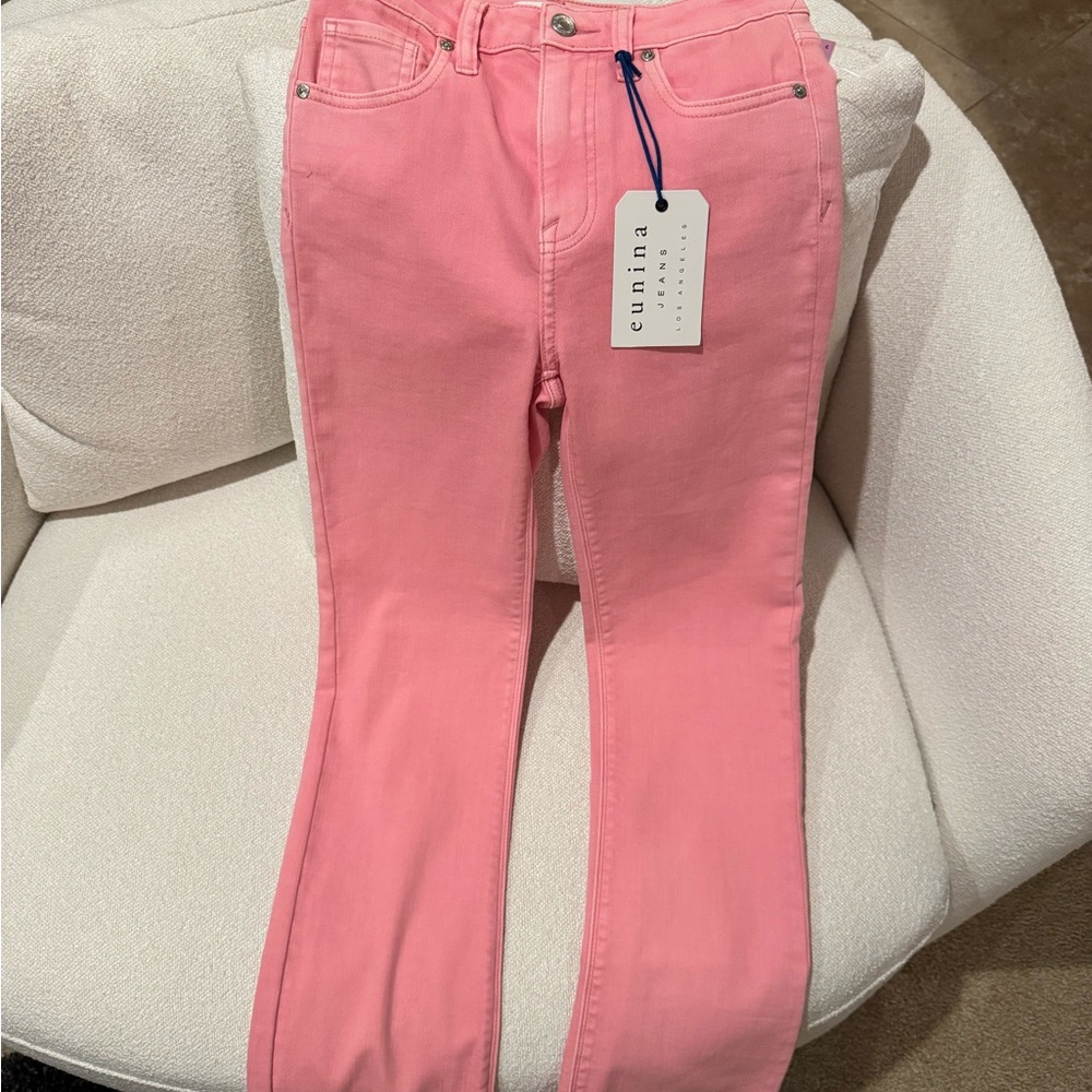 Vibrant Pink Skinny Jeans with Sleek Fit women’s new with tags